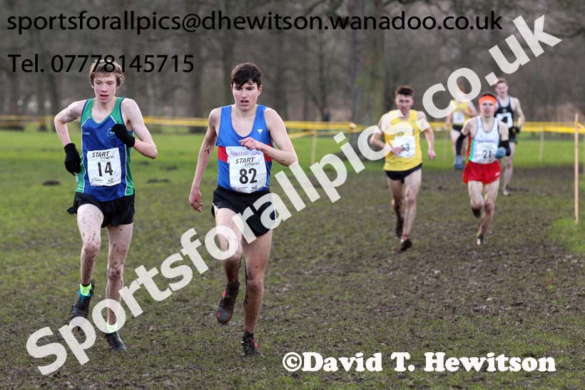 Mens under-20 Northern Cross Country Champs., Witton Park, Blackburn. Photo: David T. Hewitson/Sports for All Pics